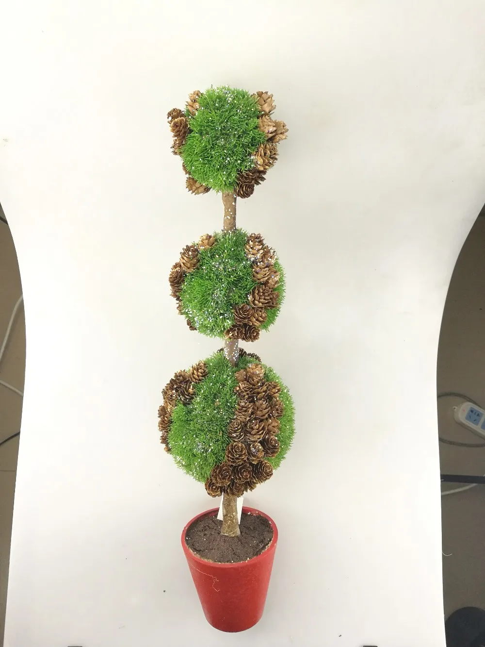 Home Decorative Shaped Moss Bear Sculpture/animals/heart Potted