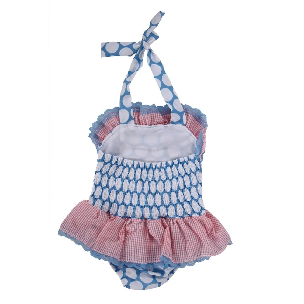 

New Arrival Cotton Kids Swimwear 2019 Children Girls Ruffle Swimsuit, Picture