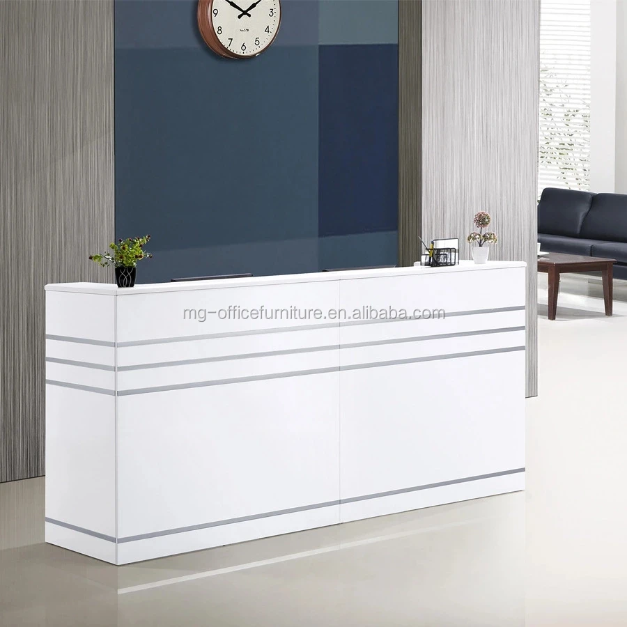 Cheap Gloss White Reception Desk For Modern Office Or Hotel Buy