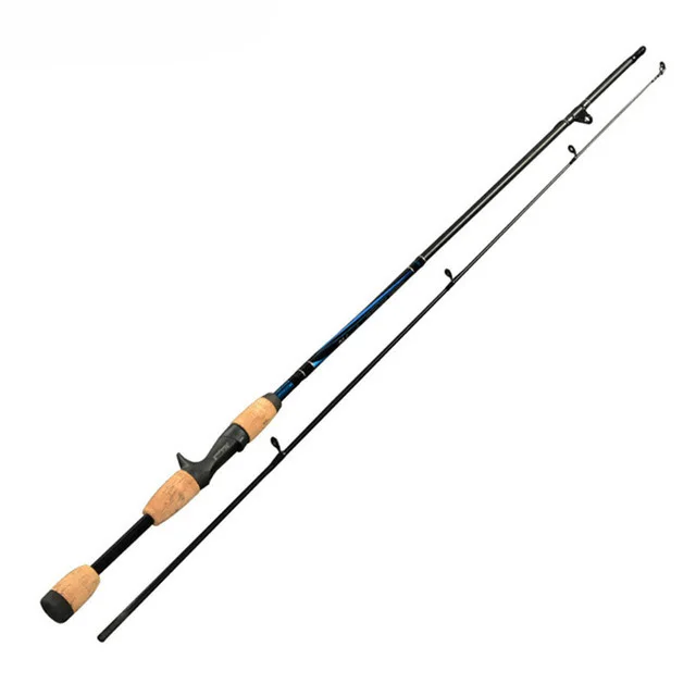 

YOUME 2 Tip Spinning Fishing Rod 7 M Actions 6-12g Lure Weight Casting Lure Fishing Rod, Black