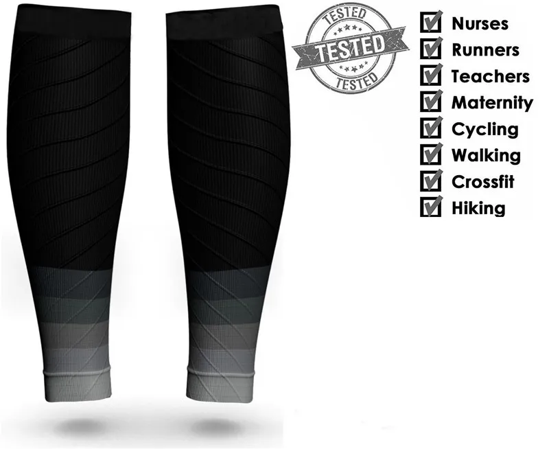 Hot selling Shin Calf Compression Sleeves Sporty Running slim Leg Socks