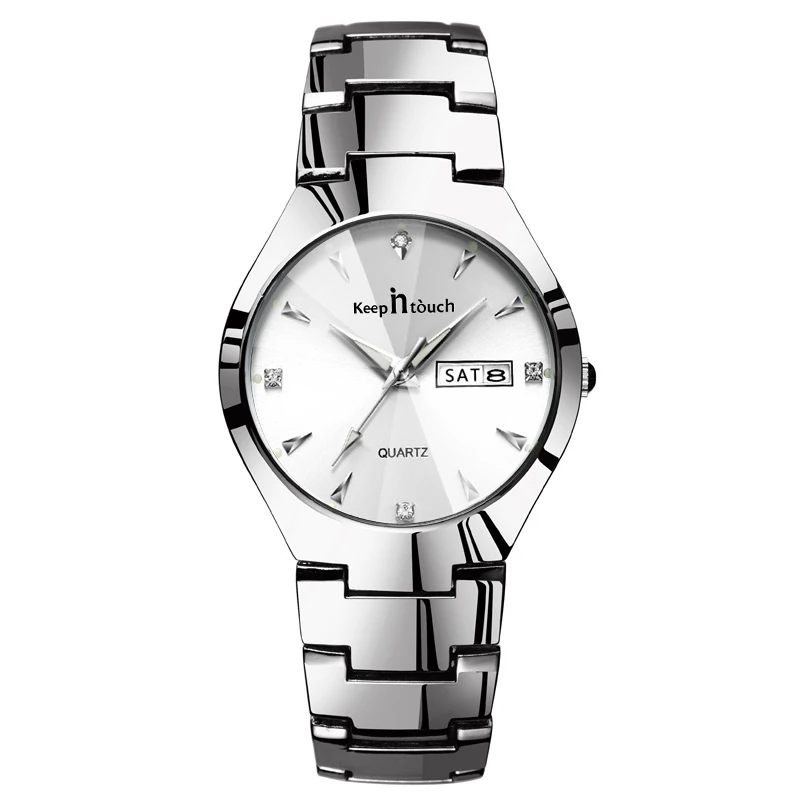 

low moq custom logo watch fashion men quartz wrist watch tungsten steel