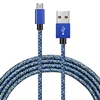 Nylon Braided Short Micro USB Cable Wholesale, 3.3ft/1m High Speed 2.0 USB to Micro USB Charging Cord For Samsung