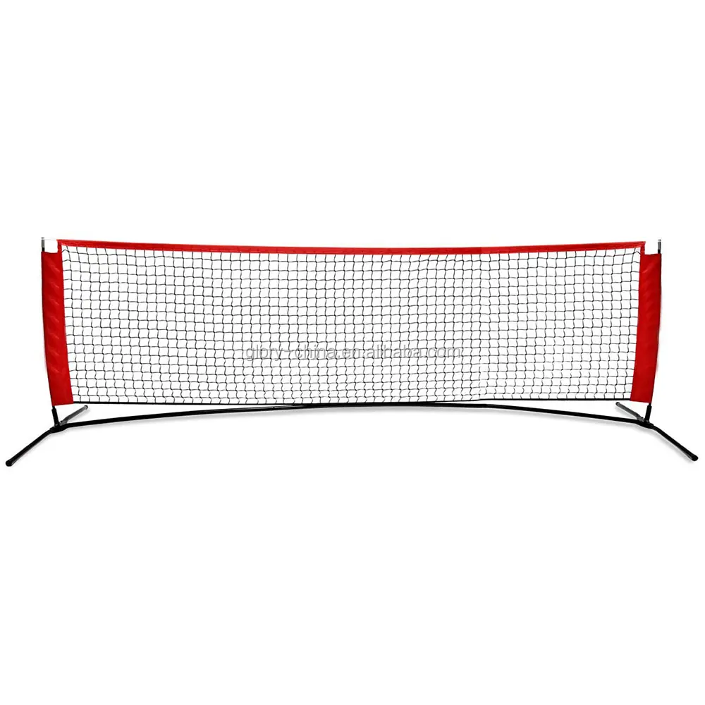 high quality portable/foldable badminton and tennins net with poles