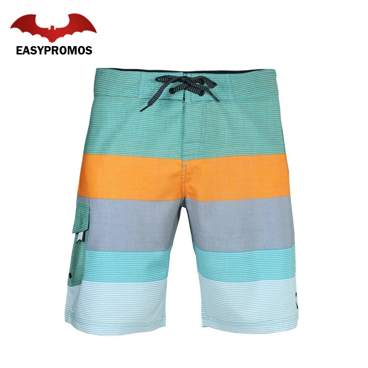 

Mens Swimwear & Beachwear Custom Swim Trunks 4 Way Stretch Board Shorts, Any color will be printed brilliantly according to pantone card