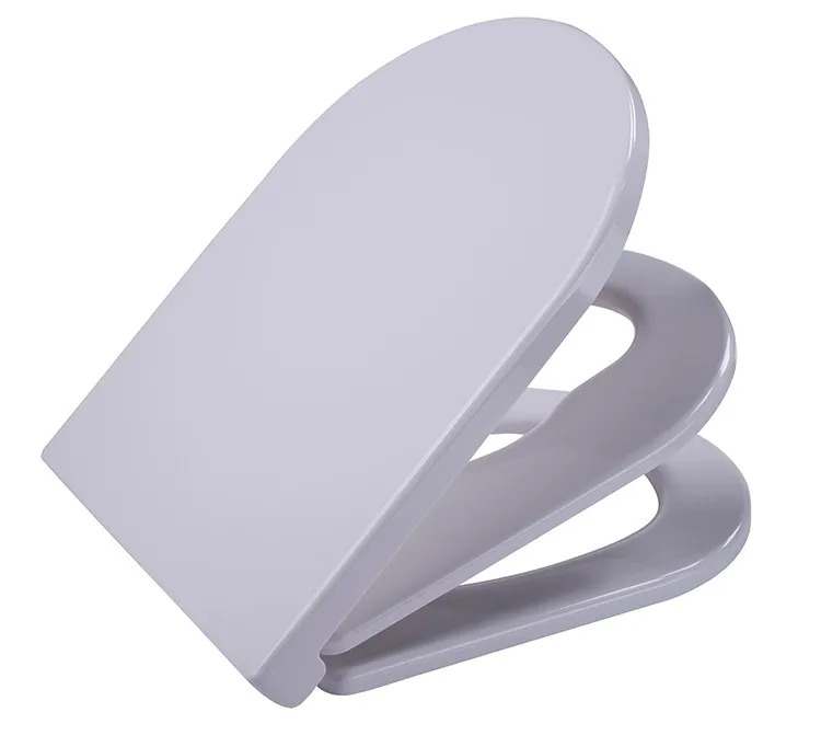 European Style Wc Accessories Flat Top Face Soft Closing Toilet Seat
