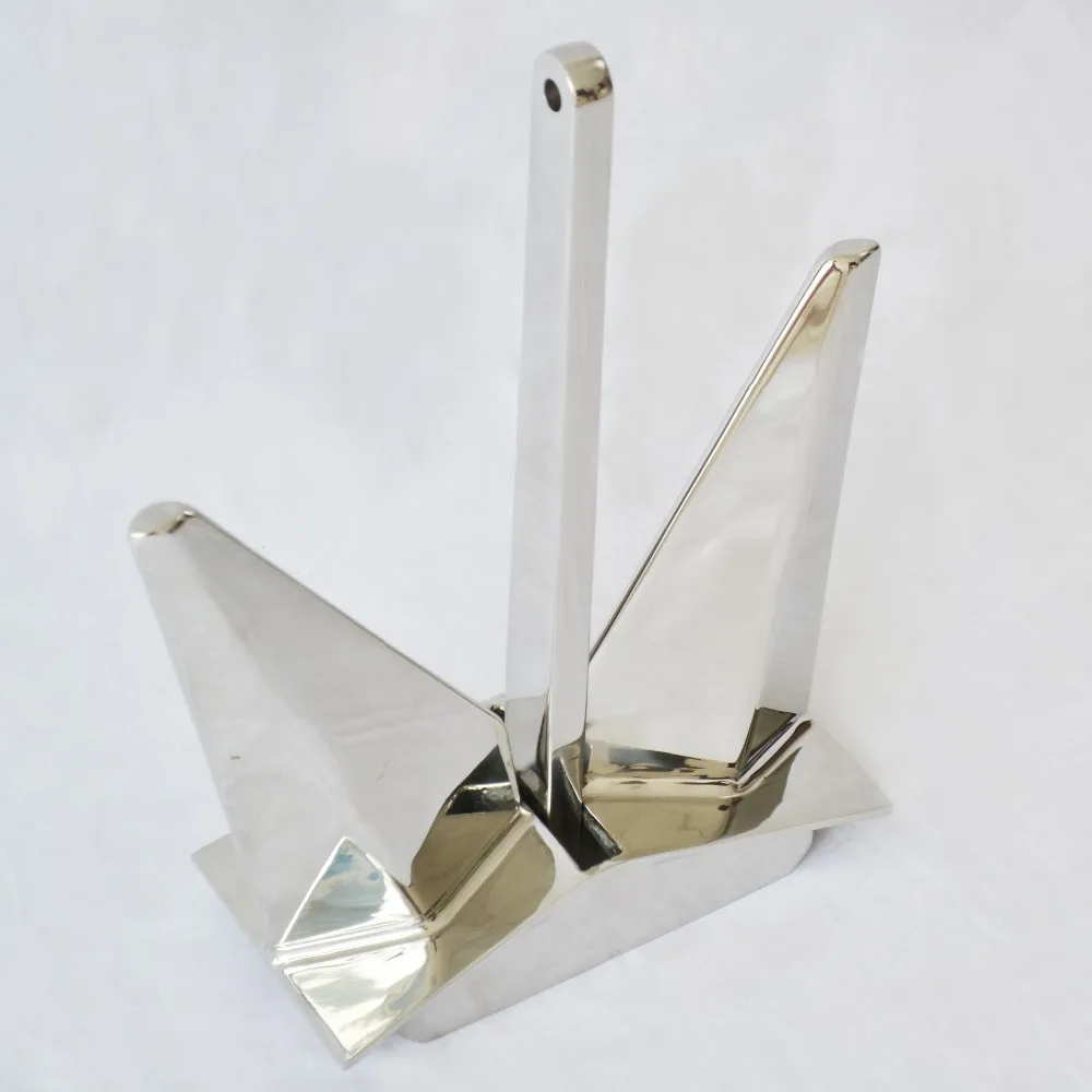 Marine Grade 316 Stainless Steel Boat N Type Pool Anchor 10kg 400kg