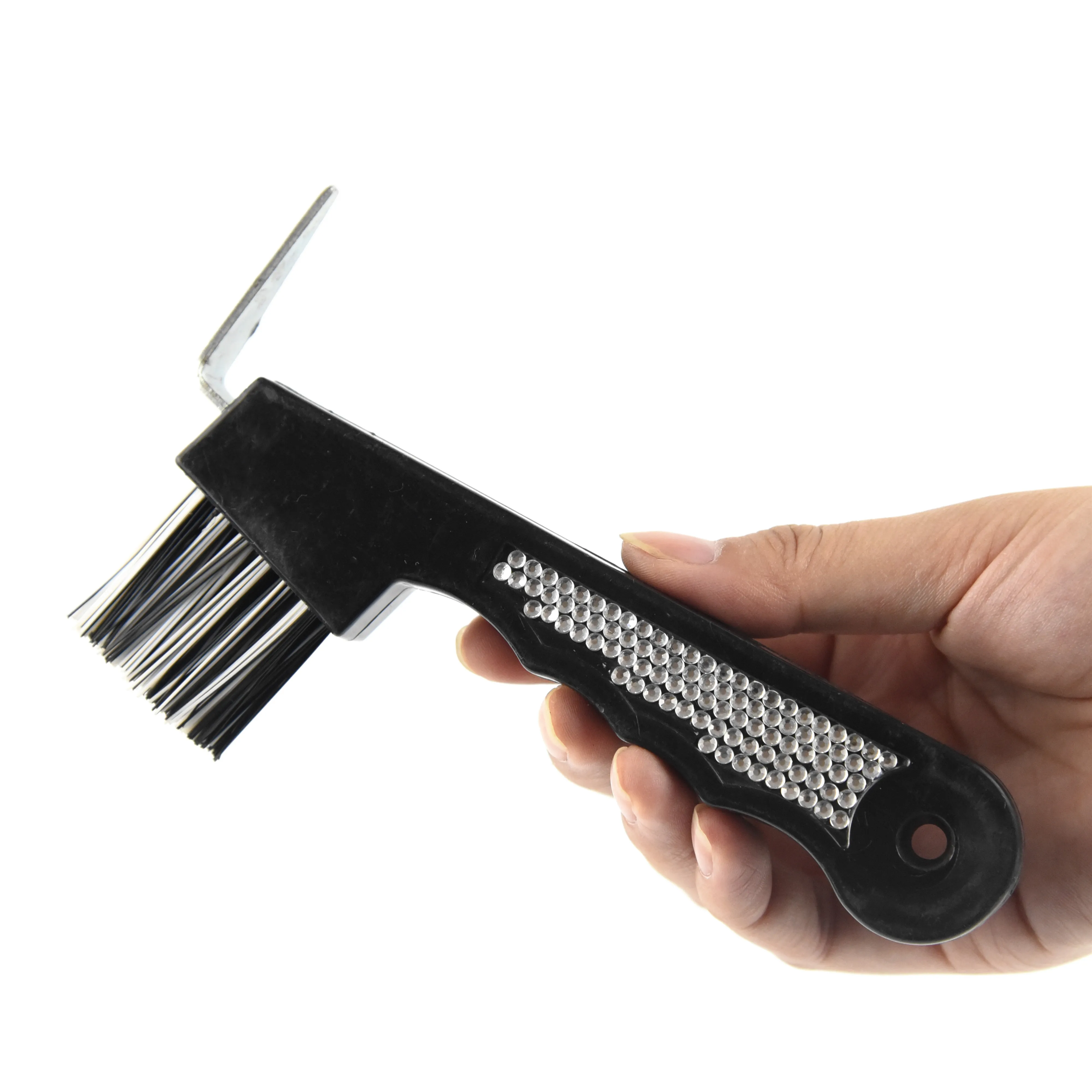 Bling Horse Hoof Pick With Green Black Rhinestones Buy Hoof Pick