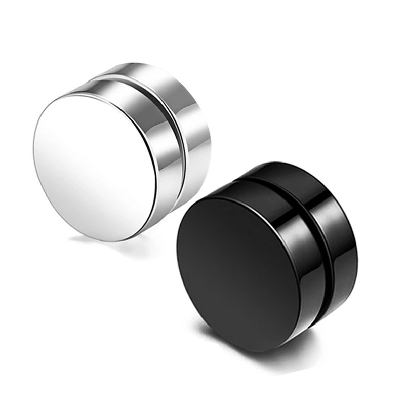No Piercing Earrings Men's Engraved Fashion Magnetic Earrings