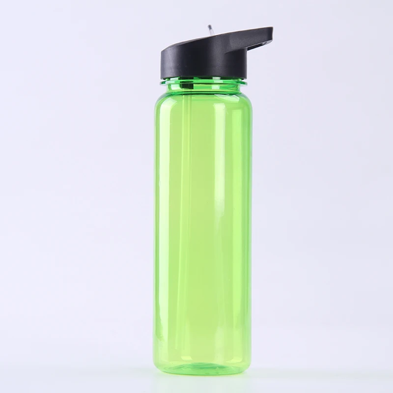 

Water sports bottles 700ML plastic flip top lids sports bottle with straw 100% BPA free, N/a