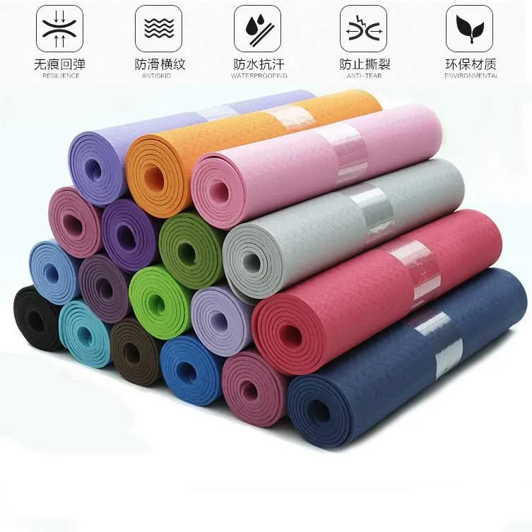 183*61*0.6 Cm Non Slip Cheap Eco Jute Tpe Yoga Mat Buy Whole Foods
