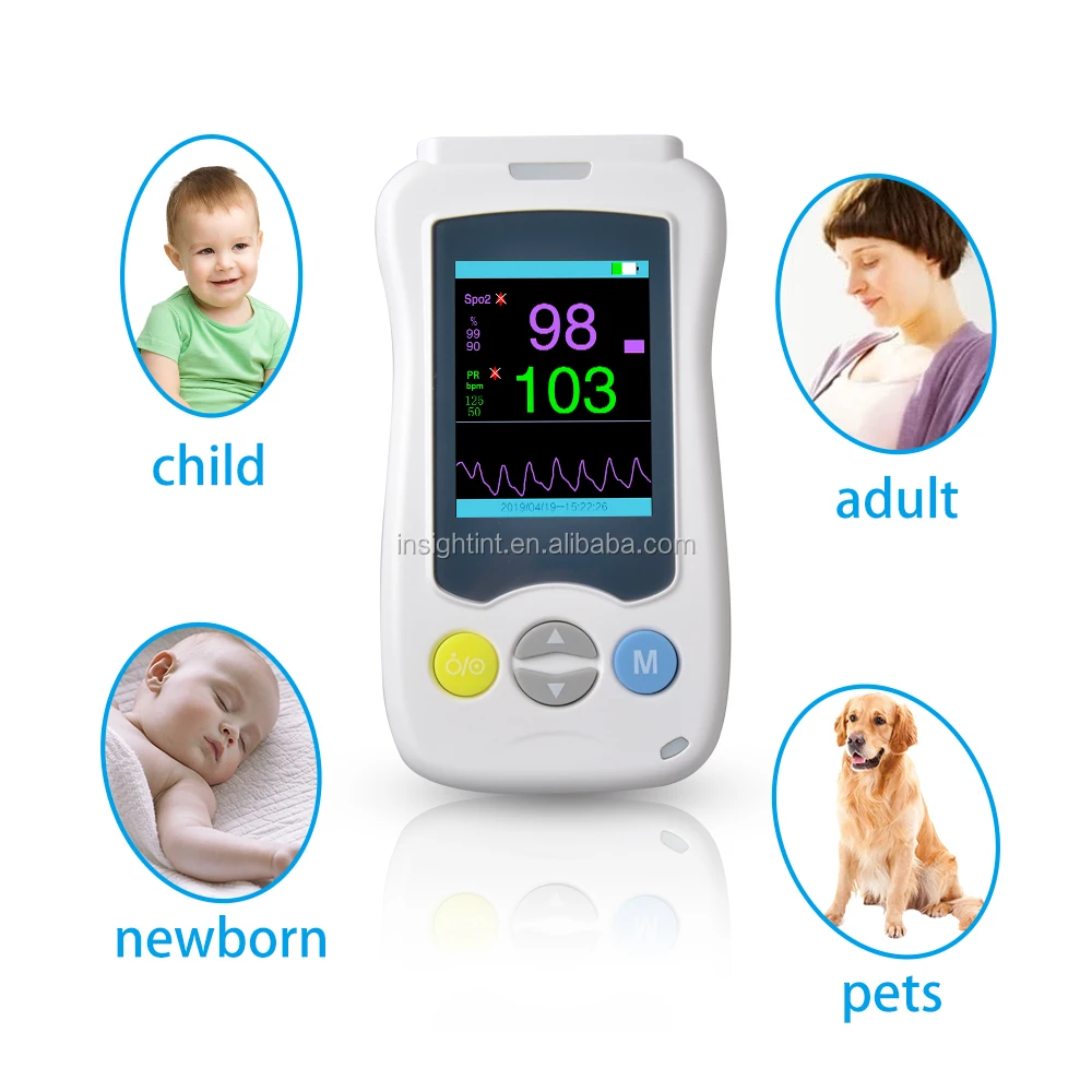 Elera Medical Handheld Finger Pulse Oximeter For Adult Infant Newborn