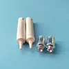 Aluminum laminated tube for ointment packaging with needle nose tip and queen screw cap