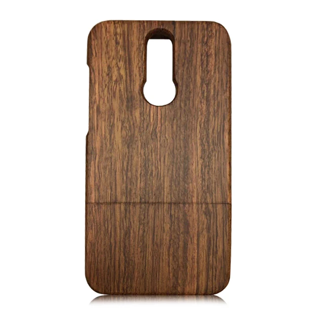 

Up and down card black walnut wood shell for Huawei Mate10 Lite
