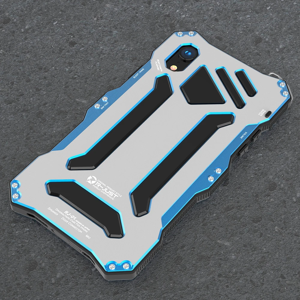 
China made hot aluminum alloy for iPhone 8 case anti crash anti collision cell phone shell 