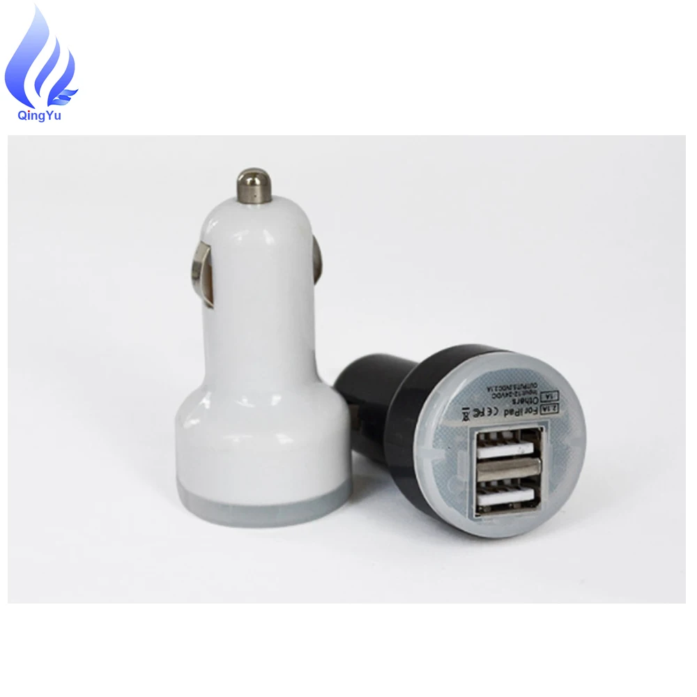 Car charging accessories Dual Usb Car Charger Adapter 2 usb Port Led 2.1A Smart Car charger for Iphone