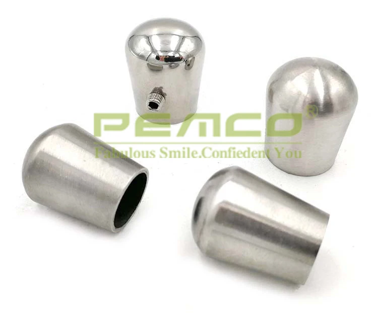 Hot Sale Railing Fitting Stainless Steel 304 Handrail Rod End Cap For