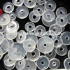 smooth natural rock crystal round shape pendant crystal