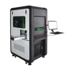Auto focus enclosed 50w laser marking machine fiber with JPT Raycus IPG laser source