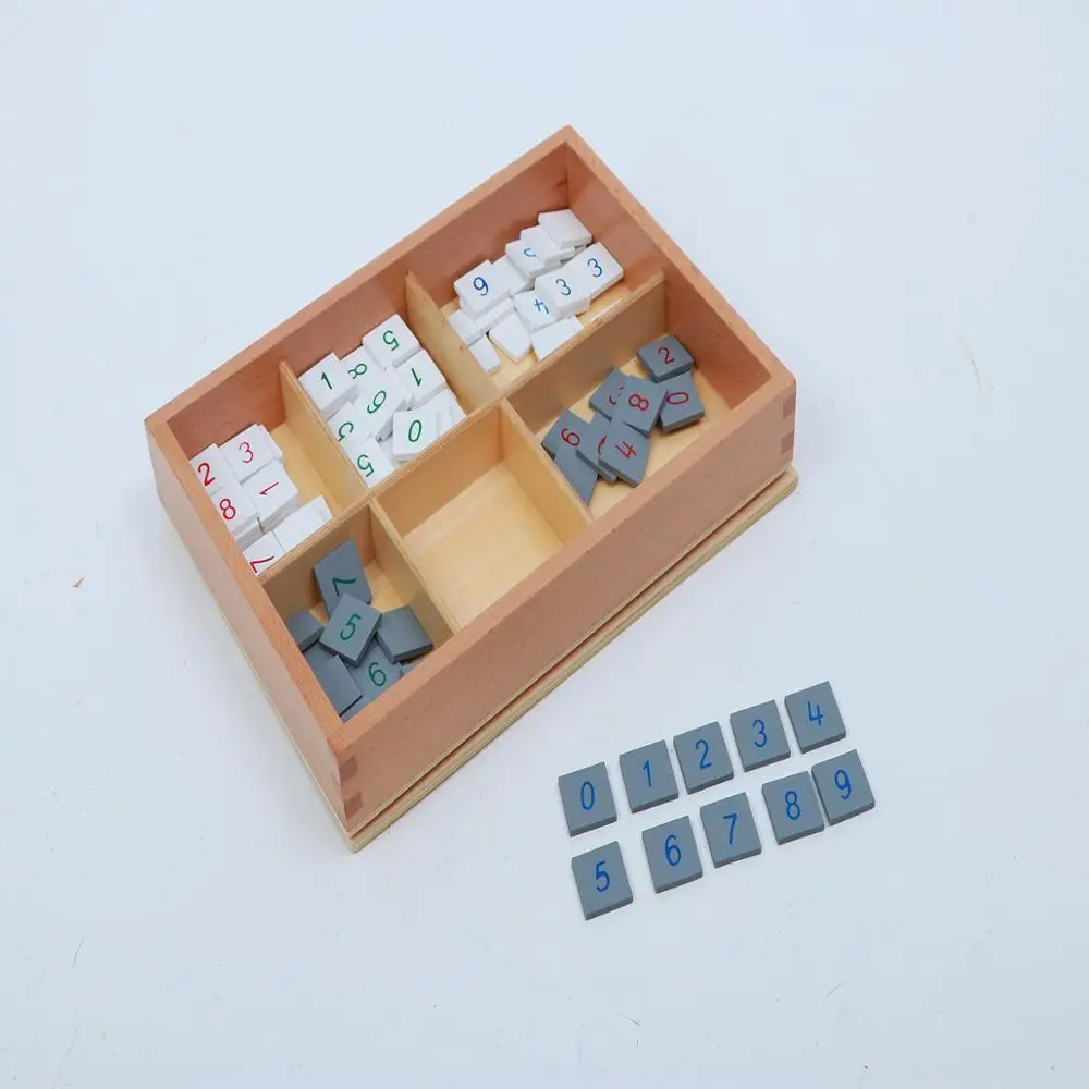 
Preschool Educational Bead Game Montessori Mathematics Materials Checker Board Beads 