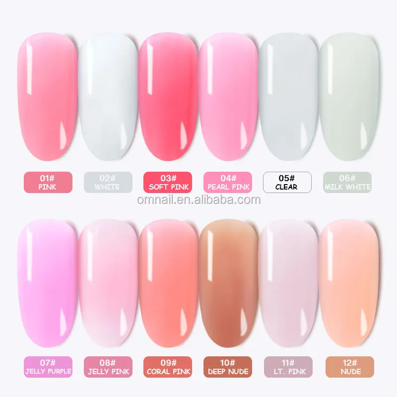Misscheering Poly Nail Builder Gel 12 Colors Extension Polyester Resin
