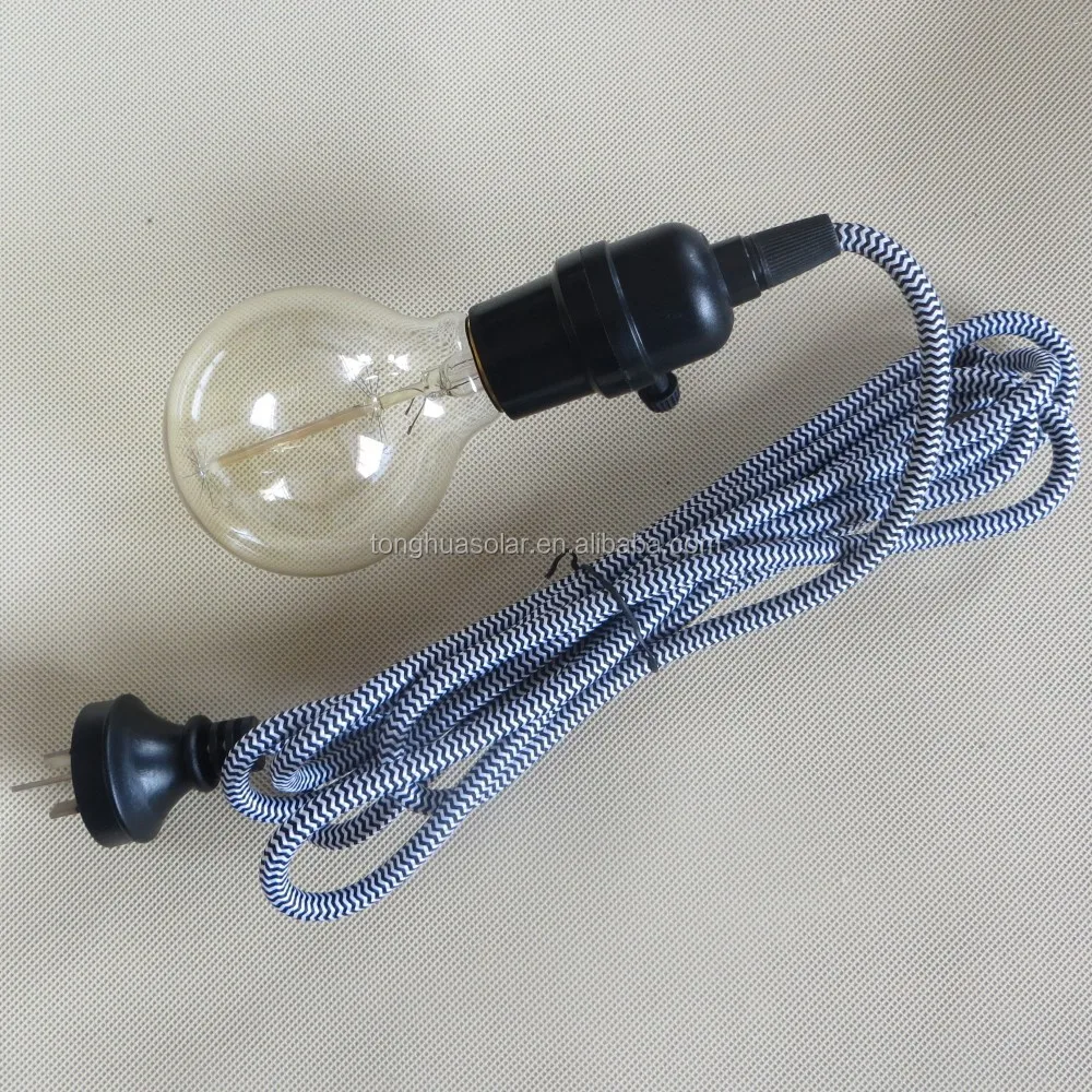 Pendant Vintage Edison light bulb Grounded Cord Set bakelite lampholder AU plug