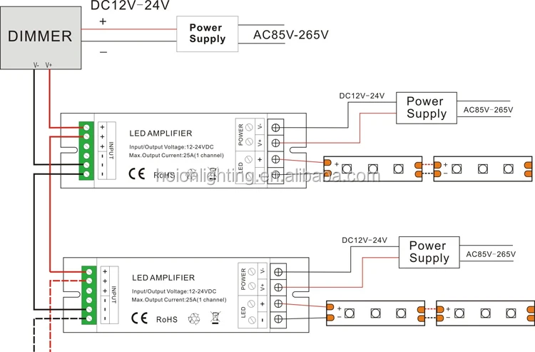 Led amplifier схема подключения