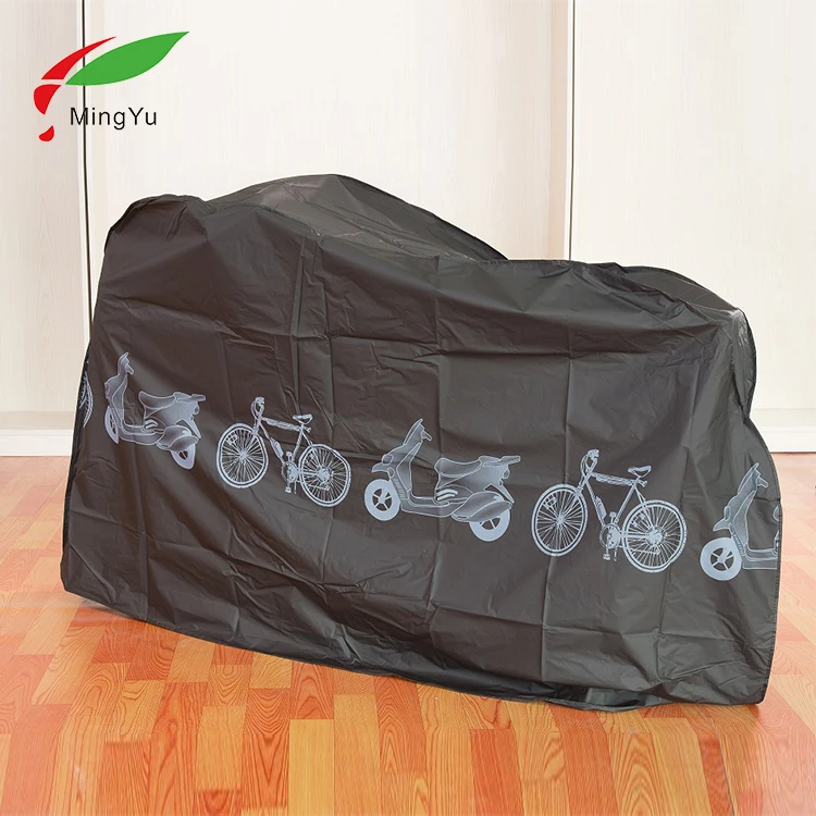 

Waterproof Dustproof Polyester Bike Cover for Indoor and Outdoor Use, Black/white/sliver