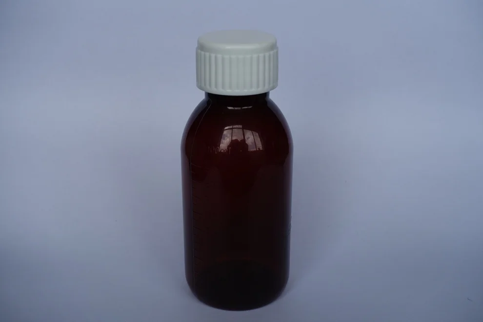 100ml Empty Syrup Bottle Amber Pet Cough Syrup Bottle Buy High