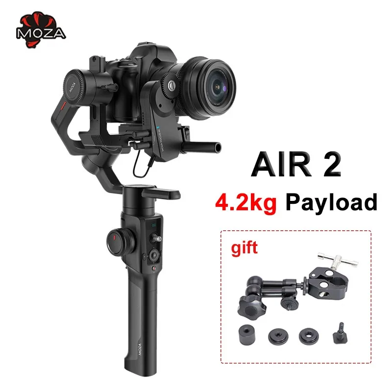 

Moza Air 2 3 Axis Handheld Gimbal Stabilizer 4.2kg Payload for SONY NIKON CANON Panasonic DSLR Camera VS AK4000 Crane 3