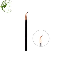 

Pinceau De Maquillage Wholesale Beauty Cosmetics Kabuki Eye Liner Makeup Brushes Luxury Small Gel Pro Bent Angled Eyeliner Brush