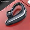 Long Play Time Single Wireless Earbuds Earpiece Business Headset 180 Degree Rotating Headphones