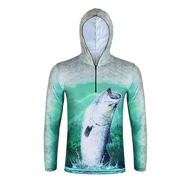 Custom 100% Polyester Long Sleeves Fishing Shirt Blank Quick Dry ...