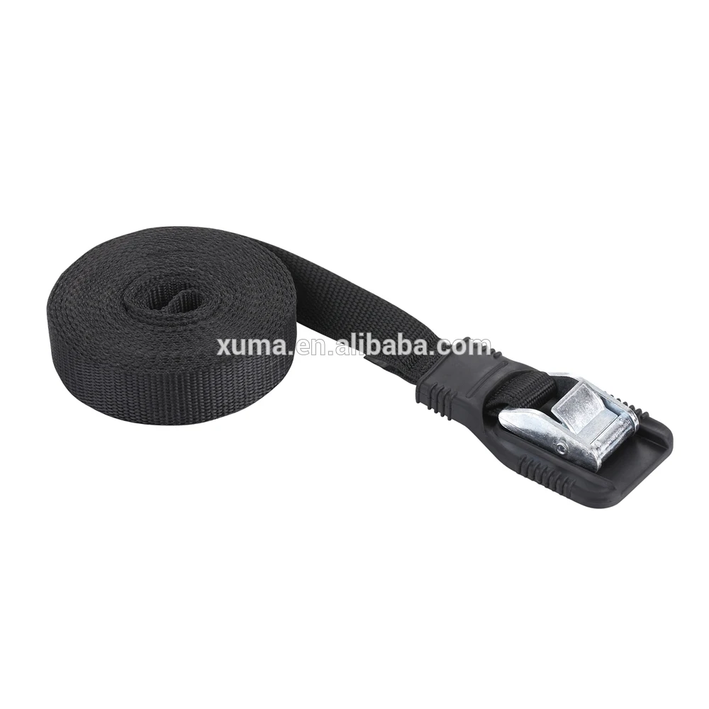 1" X 15ft 350kg Padded Cam Buckle Tie Down Ratchet Lashing Strap With