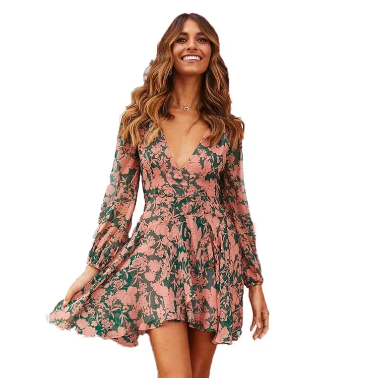 

2019 fashion mini princess bohemian clothing dress for women