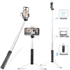 Selfie Stick Tripod, 3 in 1 Extendable Selfie Stick Monopod with Bluetooth Remote & Fill Light