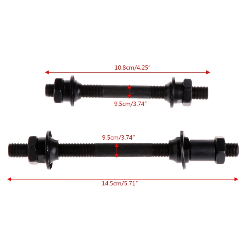Mountain Bike Bicycle Quick Release Front Back Axles Hollow Hub Shaft