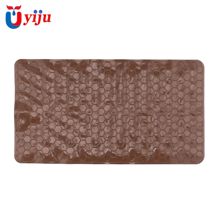 Yiju Anti Slip Pvc Custom Size Bath Mat Waterproof Bathroom Carpet Mat ...