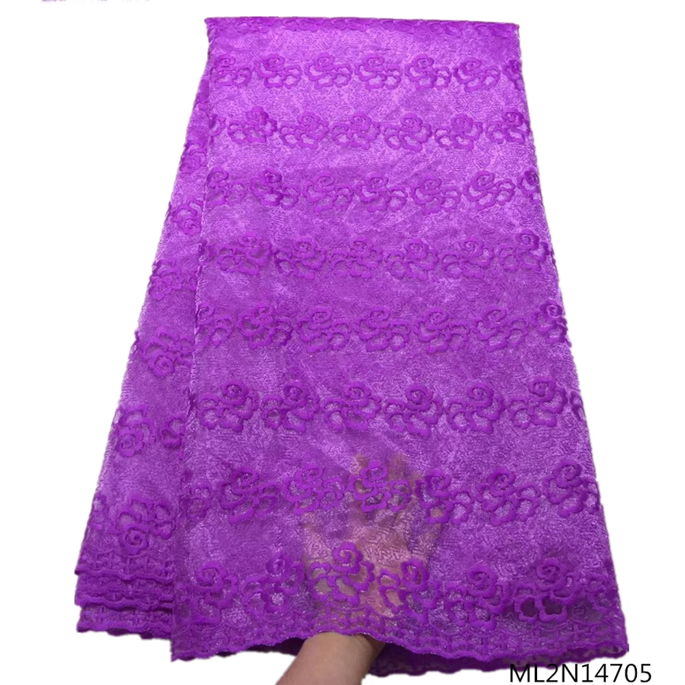 

Beautifical Wholesale french lace embroidery fabric cheap simple style dress fabric malaysia lace fabric for dress ML2N147, 6 colors