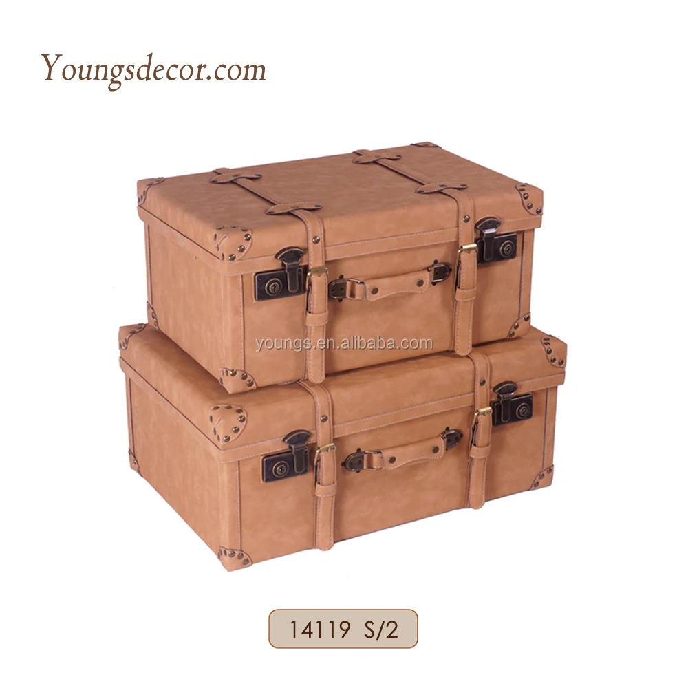 leather suitcase set