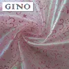 glitter printed organza