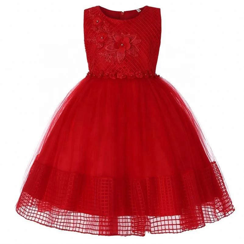 

hot Selling Wholesale Children Kids Girls Boutique Clothing Bowknot Sleeveless baby girl party dress, Red;pink;white;blue;purple;rose red;champag or custom