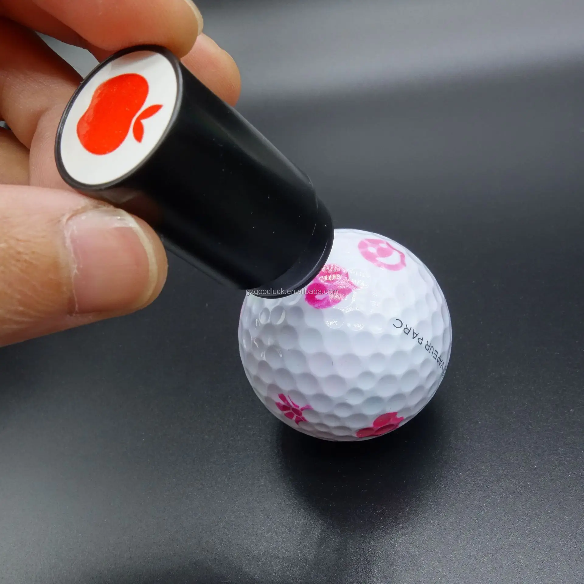 Customized Design Golf Ball Stamp Drying Quickly/golf Stamp Self Inked