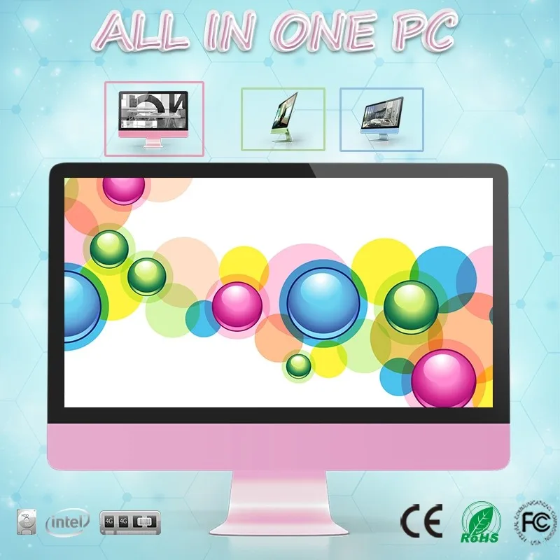 

23.8 inch all in one pc computer with i5 2540 2.6GHz, Silver