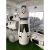 175cm inflatable football training goalkeeper tumbler air soccer dummy for sale