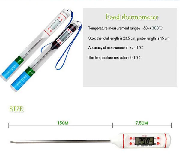 Tp101 Ce Approved Digital Instant Read Meat Thermometer,Kitchen Cooking
