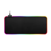 

BUBM LED RGB Gaming Mouse Pad Light Keyboard Mat with Durable Stitched Edges