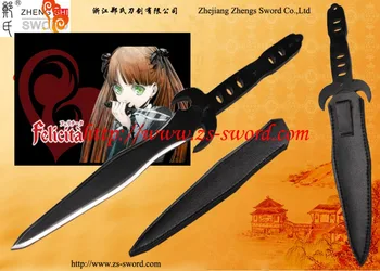 Cartoon Anime Arcana Famiglia Cosplay Sword Felicita Steel Dagger View Cosplay Sword Zhengs Sword Product Details From Zhejiang Zhengs Sword Co Ltd On Alibaba Com