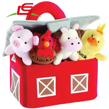 stuffed farm animal set