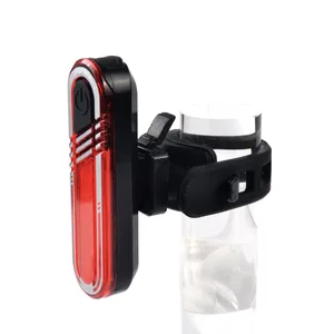 Jialitte B026 USB rechargeable 5 mode bicycle waterproof lights 7 LED CBO red high lumens bicycle Tail Light